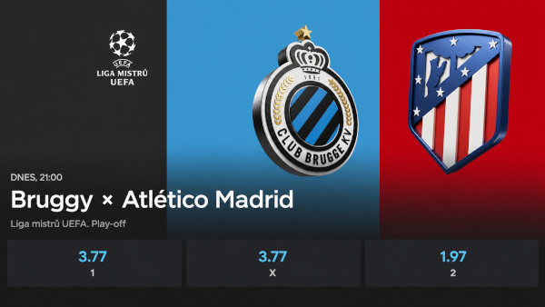 Informace o dostupných sportech pro sázení